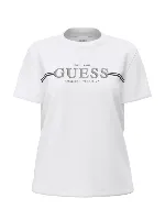 Resim Guess Pure White Kadın T-Shirt V6Bı15K6743-G011
