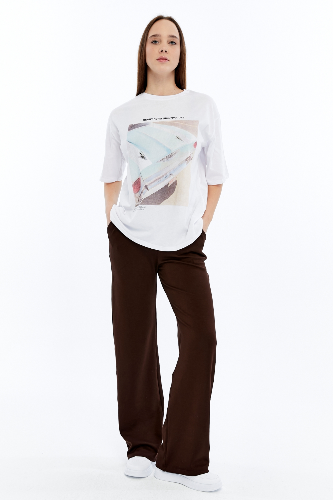 Resim Viole&More Kadın Eşofman Alt 5463 Bol Paça Modal