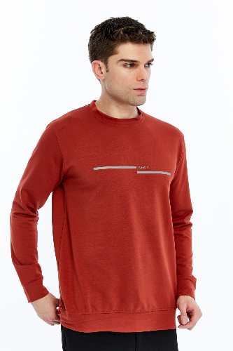 Resim Paul&More Erkek Sweat What Baskı 0 Yaka 2 İp