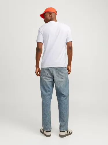 Resim Jack & Jones Jjecaleb Varsıty Tee Ss O-Neck Noos Erkek T-Shirt 12257579