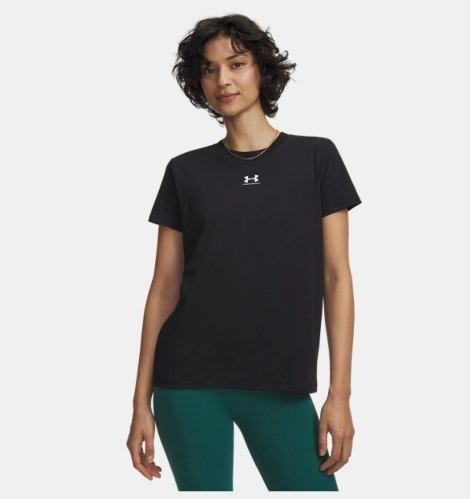 Resim Under Armour Ua Rival Core Ss Kadın T-Shirt 1383648-001
