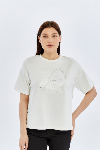 Resim Viole&More Kadın T-shirt 545