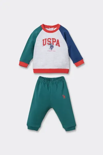 Resim U.S. Polo Assn Bebek Erkek Bebek Sweat Takım USB3174