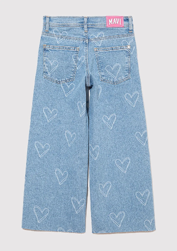 Resim Mavi Lorı Kız Çocuk Jean Pantolon M7010036-89486