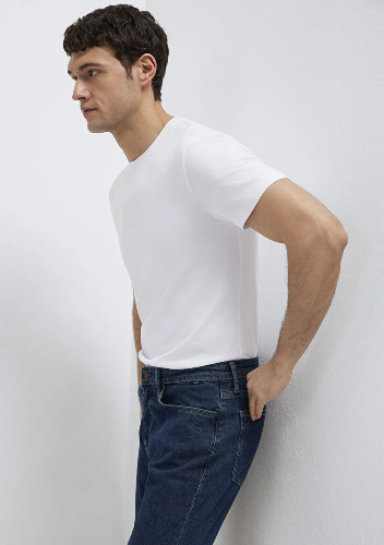 Resim Mavi Erkek T-shirt M061747-620