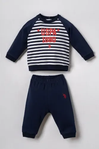 Resim U.S. Polo Assn Bebek Erkek Bebek Sweat Takım USB3164