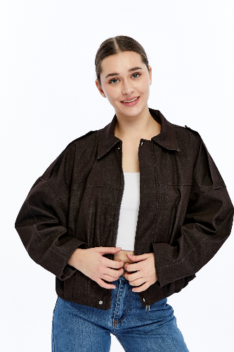 Resim Yenikoza Kadın Jean Ceket