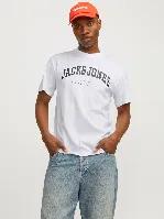 Resim Jack & Jones Jjecaleb Varsıty Tee Ss O-Neck Noos Erkek T-Shirt 12257579