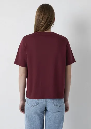 Resim Mavi Kadın T-shirt M1612829-85633