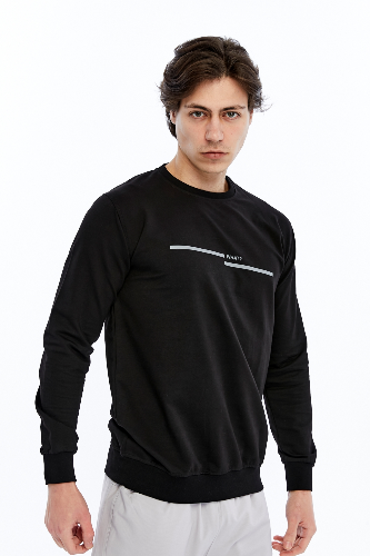 Resim Paul&More Erkek Sweat What Baskı 0 Yaka 2 İp