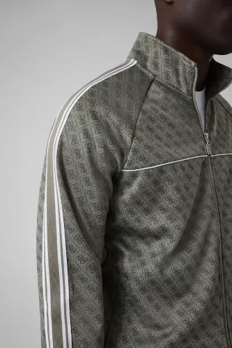 Resim Guess 4G All Over Jacquard Erkek Sweat Z6Yq16K4620-F8Tv