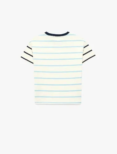 Resim Koton Erkek Bebek T-shirt 6SMB10158TK