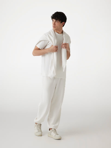 Resim Guess Athleisure  Erkek  T-shirt Z2YI11J1314-SCFY Ss Alphy T-Shırt