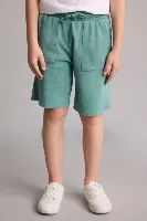 Resim Defacto Erkek Çocuk Kot&Kanvas Şort H7914A8/GN754
