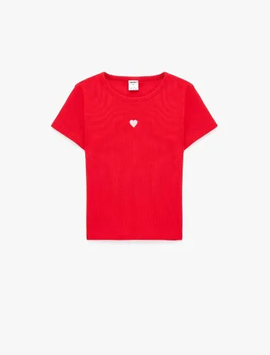 Resim Koton Kız Bebek T-shirt 6SMG10193AK