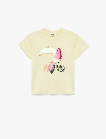 Resim Koton Kız Çocuk T-shirt 6SKG10114AK