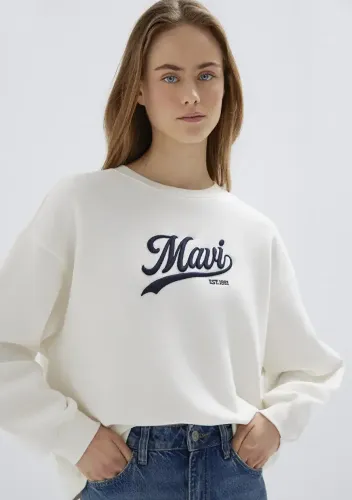 Resim Mavi Kadın Sweat M1S10419-80194