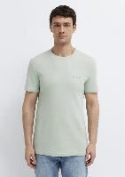 Resim Mavi Erkek T-shirt M0610360-71464