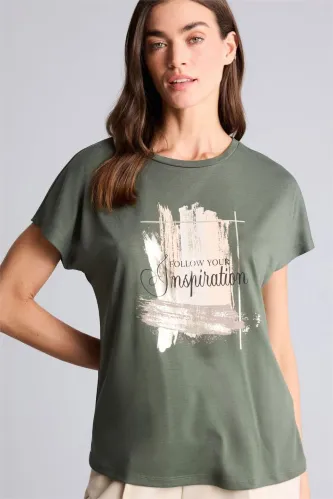 Resim Defacto Kadın T-shirt H1392AX/KH444