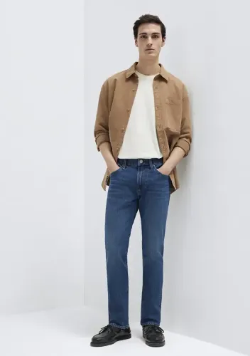 Resim Mavi Jake Dark Erkek Jean Pantolon M0042290387