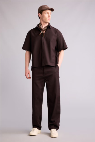 Resim Defacto Erkek Kısa Kol Gömlek F7974AX/BN337