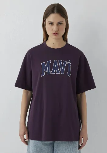Resim Mavi Kadın T-shirt M1600843-70635