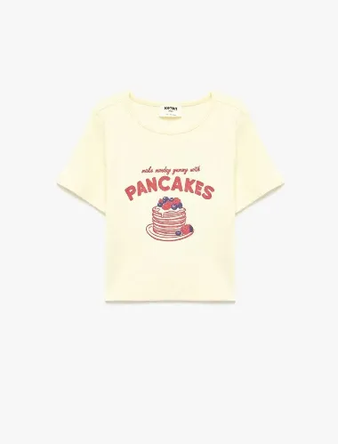Resim Koton Kız Çocuk T-shirt 6SKG10488AK