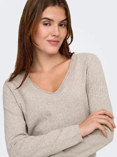 Resim Only Onlloyal Ls V-Neck Pullo Knt Noos Kadın Kazak 15368957
