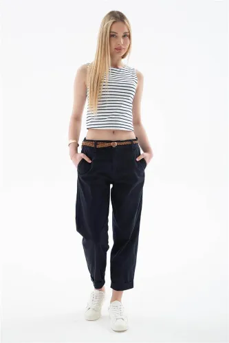 Resim Fashion Friends Kadın Kanvas Pantolon 26Y0107K1