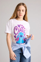 Resim Defacto Kız Çocuk T-shirt G8184A8/WT34