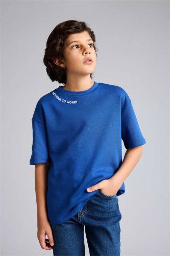 Resim Defacto Erkek Çocuk T-shirt G9727A8/BE114