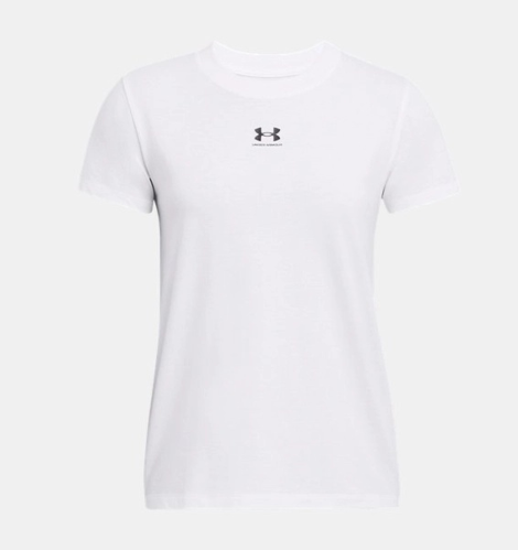 Resim Under Armour Ua Rival Core Ss Kadın T-Shirt 1383648-100