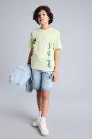 Resim Defacto Erkek Çocuk T-shirt G8884A8/GN404