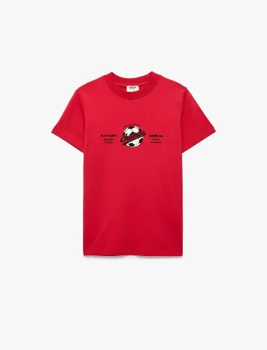 Resim Koton Erkek Çocuk T-shirt 6SKB10690TK