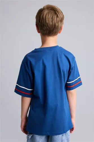 Resim Defacto Erkek Çocuk T-shirt H9748A8/BE766