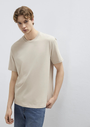 Resim Mavi Erkek T-shirt M066249-70004