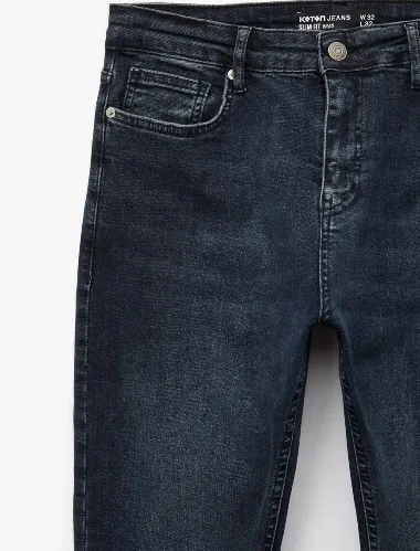Resim Koton Erkek Jean Pantolon 7WAM40009ND