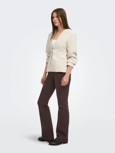 Resim Only Onlblush Mıd Flared Colour Pant Pnt Noos Kadın Kanvas Pantolon 15379119