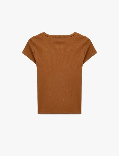 Resim Koton Kadın T-shirt 6SAK60002EK