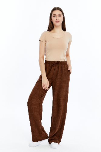 Resim Viole&More Kadın Kanvas Pantolon 2499 Müslim