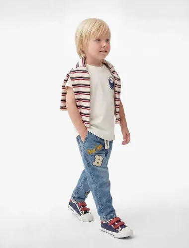 Resim Koton Erkek Bebek Jean Pantolon 6SMB40015TD