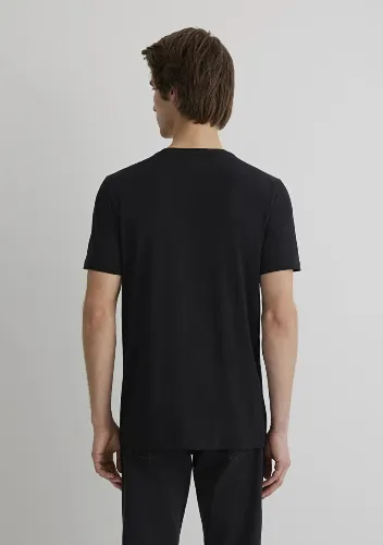 Resim Mavi Erkek T-Shirt M064681-900