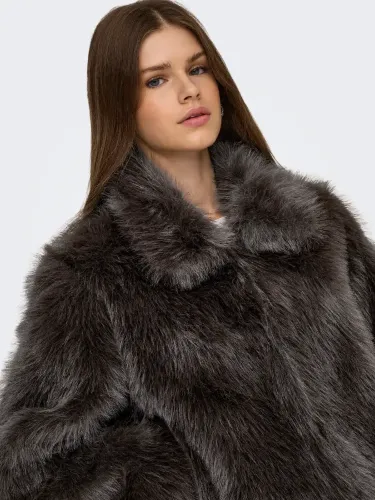 Resim Only Onlmanny Faux Fur Jacket Otw Noos Kadın Mont 15322406