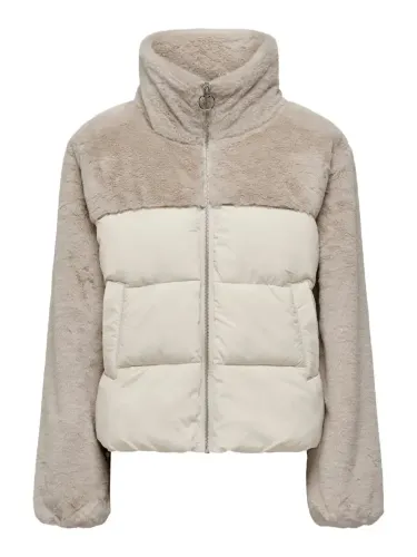 Resim Only Onlwanja Fur Puffer Mıx Jacket Noos Otw Kadın Mont 15292945