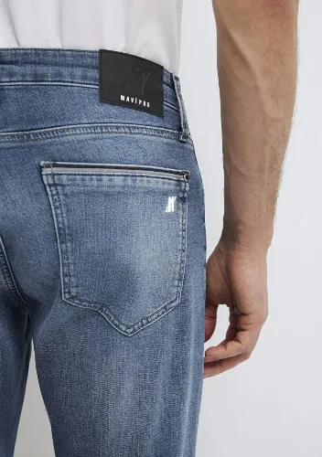 Resim Mavi Marcus Erkek Jean Pantolon M00351A1734