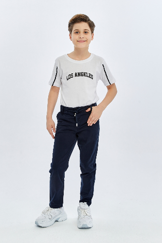 Resim Yenikoza Erkek Çocuk Kanvas Pantolon