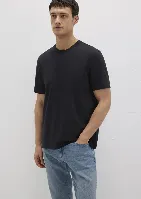 Resim Mavi Kısa Kol Erkek T-Shirt M066483-900