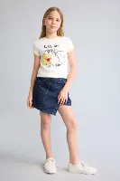 Resim Defacto Kız Çocuk T-shirt H8190A8/WT34