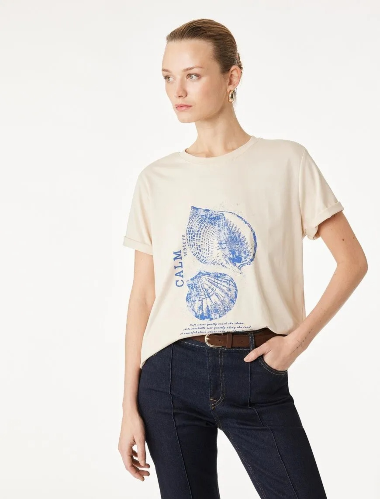 Resim Koton Kadın T-shirt 6SAK50101EK