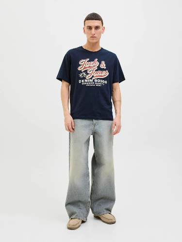 Resim Jack & Jones Jjelogo Tee Ss O-Neck 2 Col  Erkek T-Shirt 12279535